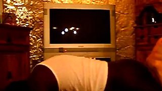 BBC Fucks Girl in the Kitchen as Hubby Watches