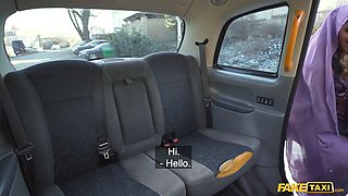 Faux taxi bengali nurse takes a Big Cock in her her narrow asian cunny with her Big Tits out