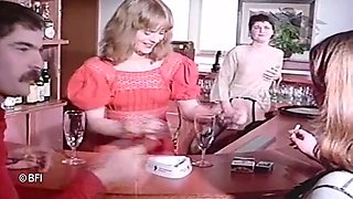 Girl Gets Anal In The Bar Vintage Video