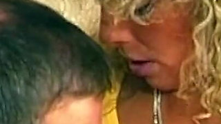Blonde Mature Babe Deepthroats Drooling Cock Before Hard Pounding