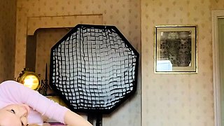 Big Boobed Blonde Masturbates With A Dildo In The Bathroom