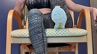 Exotic brunette hardcore foot fetish fuck