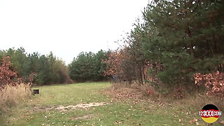 Slim Blonde MILF Feels Like Having Sex in the Open