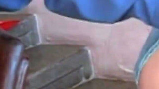 Lovely blonde babe gets fucked and fingered