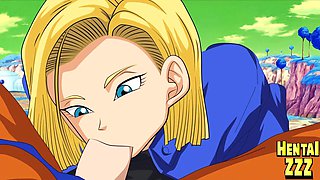 Android 18 Sucking Goku's Cock (dragon Ball Hentai)