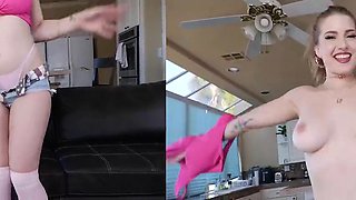 LethalHardcore - Curvy Big Tittied Latina Blonde Gets Her Pussy Filled With Cock