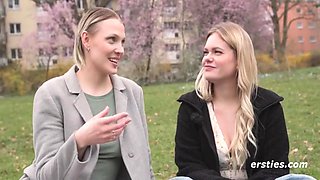 The First Time: Sensual Lesbian Strap-on Anal Experience