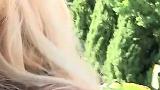 Sexy blonde gets anal creampied