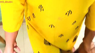 Mili Bhabi Hot Indian Desi Girl Tight Pussy Fucked Hard by BBC in Doggy Style