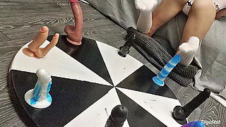Wheel of Dildos! Try Your Luck in This Orgasmic Game