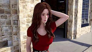 All up in her pussy, standing, boned