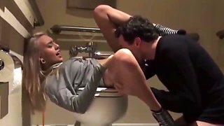 Ramming My Hot Ass Chick In Public Toilet