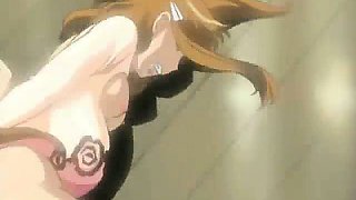 Hentai girl gets fucked in her tight ass so hard that it