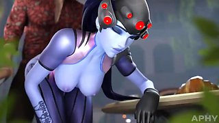 Compiling the craziest hentai action with the best Overwatch girls