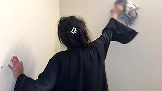 Arab Big Ass Hotel Maid Clean My Room