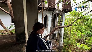 Raw & Rough Fuck in an Abandoned Building