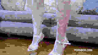 MEGA GANGBANG! 7on2 DVP DAP! Two hot sluts Natasha Rios & Virgin