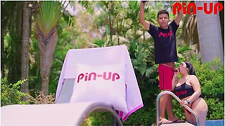 Venezuelan Valentina Lombardi With Huge White Ass Delights Us With A Hot Casting / Pin-up