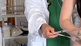 Two Old Doctors Finger a Naked Teen Bella Angel During Her Gyno Exam