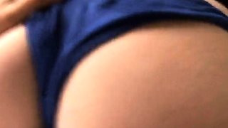 Cute teen slut Andi dry humping