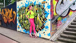 Blonde teens outdoor hardcore sex