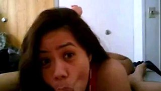 Filipina Amateur Aline Blowjob and Swallow