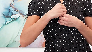 Angelika Grays Pantyhose Ripping Masturbation in Louboutins