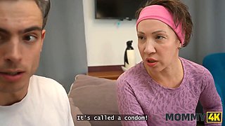 Mommy4k. her mommy's going kinky about sex