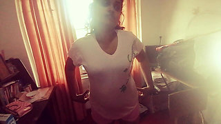 Stepdaughter Self Video for Stepfather's Milk