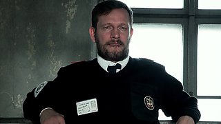 The guards have sex in the prison corridors