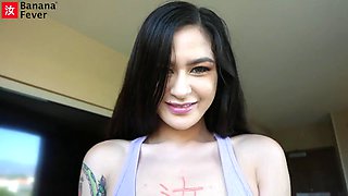 Jasmine Wilde Goes Wild Riding An Asian Cock So Good - BananaFever