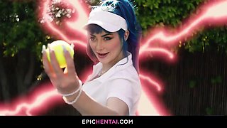 Tennis Match Sparks Steamy Lesbian Double Penetration Threesome