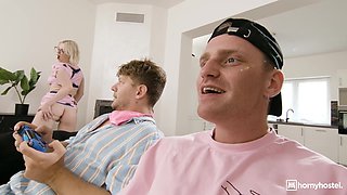 Raunchy blondie breathtaking adult movie