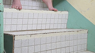 Horny Blonde Loves Everything and Pissing on Him