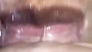 Amateur blowjob and cumshots on a hot ebony wife