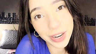 Latin Teen Babe Plays with Sex Toy on Webcam - Part 1