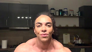 Hope you don't mind a tanned bodybuilder