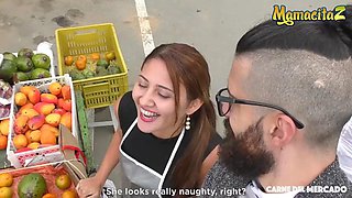 Carne Del Mercado - Colombian Babe Melissa Lujan Picked Up From Work For a Hot Fuck - MamacitaZ