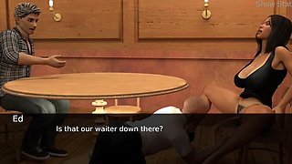 Hot Wife Project: Johannesgaming Eats Pussy Under Table in 3D Hentai