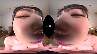 Asian naughty babe amazing VR porn