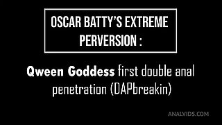 Busty Brazilian Qween Goddess First Ever Double Anal Penetration