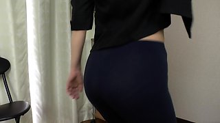 Horny japanese teen oiled and toyed