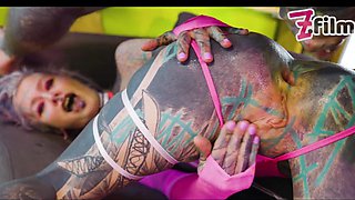 Phat STIFFY BUTTFUCK banging insane ultra-kinky HIPPIE tart