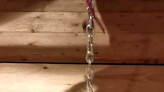 Shy amateur cam girl toying around with her pussy up close