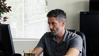 Small titted brunette teen fingering on the bed