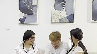 Trio with My Classmates While Studying for the Karinamiller & Nickjowel Exam