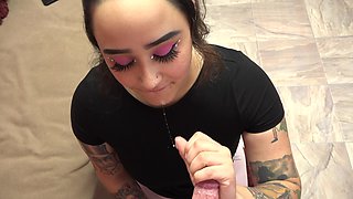 POV video of an amateur babe getting fucked in tight asshole