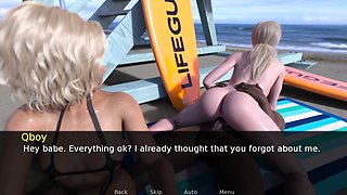 My Hot Wife's Beach All Bold Scene with BBC and Stranger