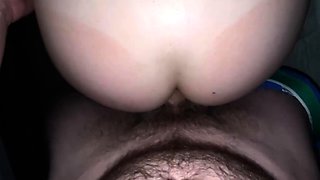 Hairy Teen with Big Ass and Tits Rides Cock for Orgasm
