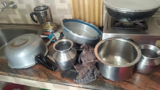 Housewife homemade kitchen fuck